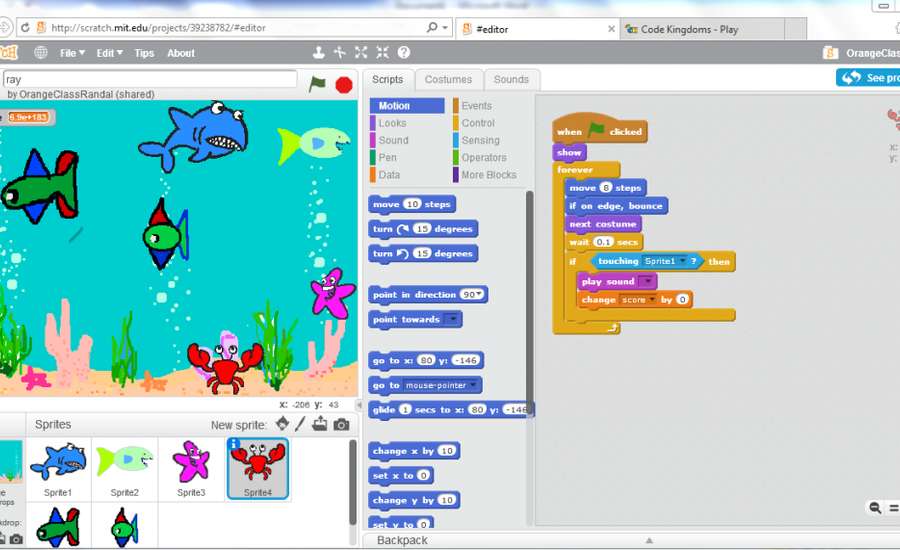 What can you create on Scratch?